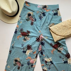 NWT - Floral Palazzo Pants
